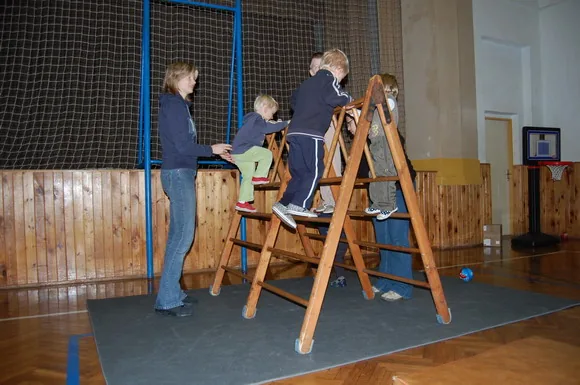 Cvičení rodiče s dětmi